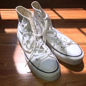 White platform converses